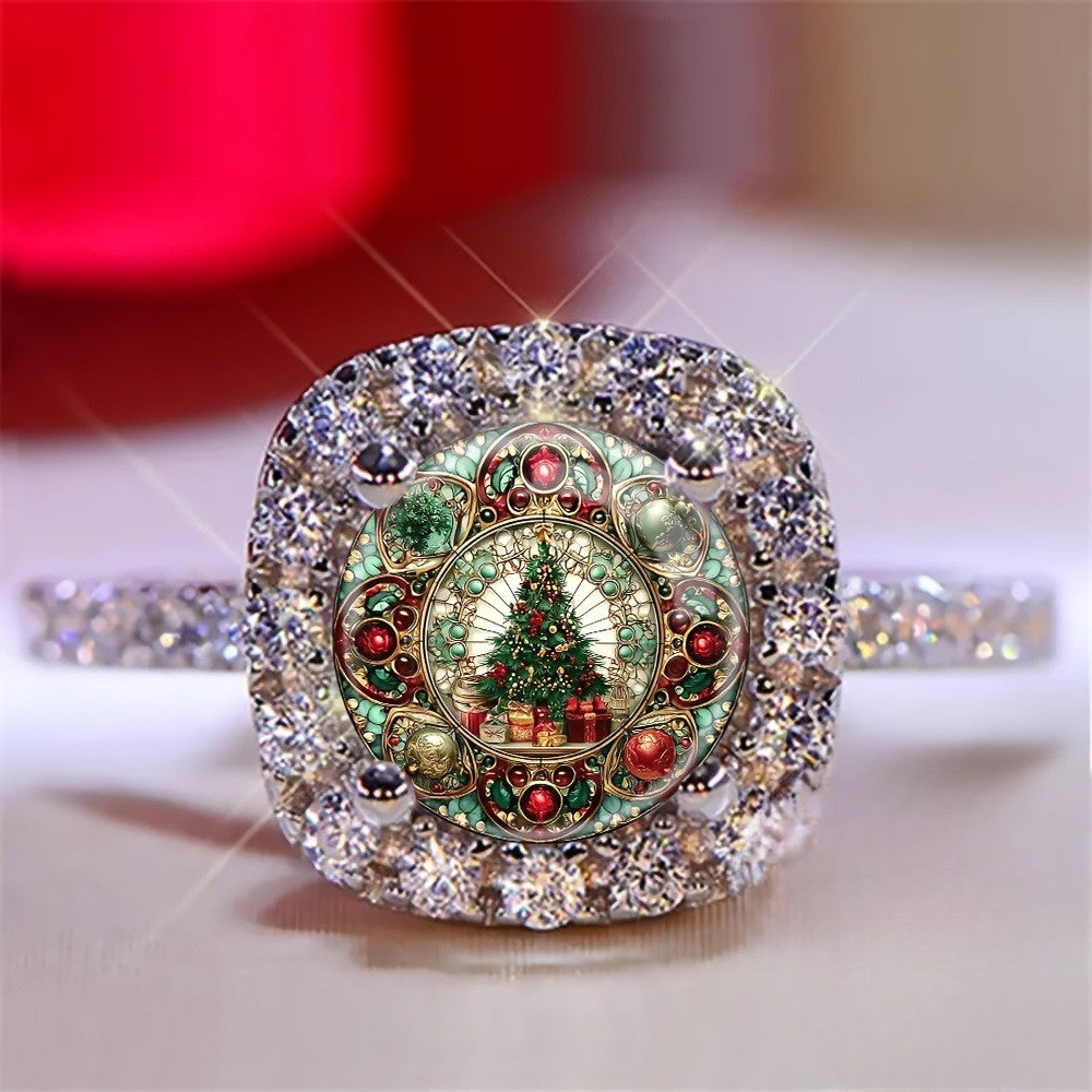 Christmas Tree Statement Ring
