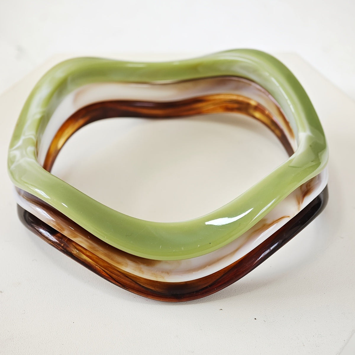 Wavy Resin Bangle