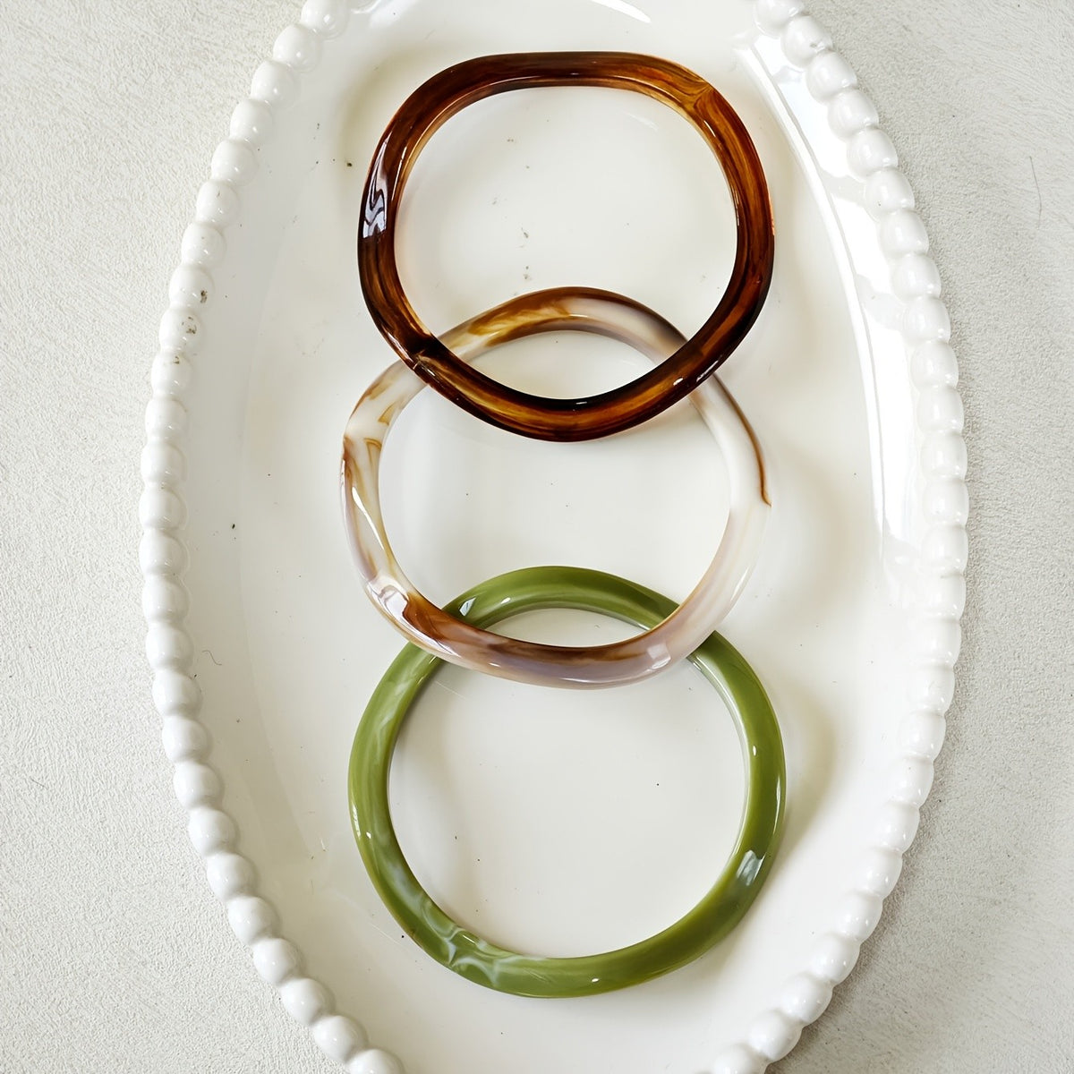 Wavy Resin Bangle