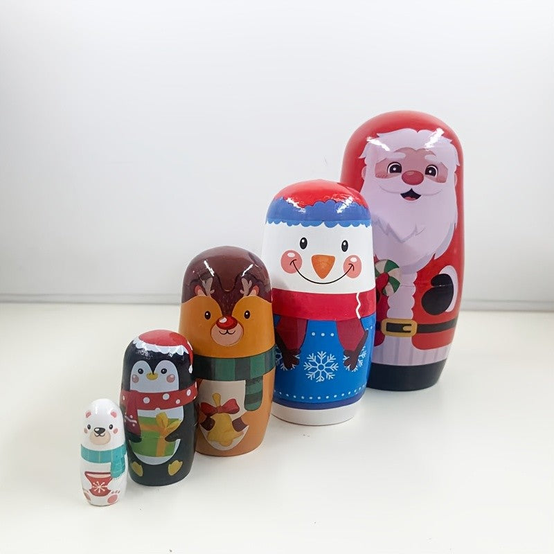 Holiday Character Nesting Doll Set