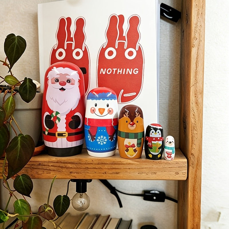 Holiday Character Nesting Doll Set