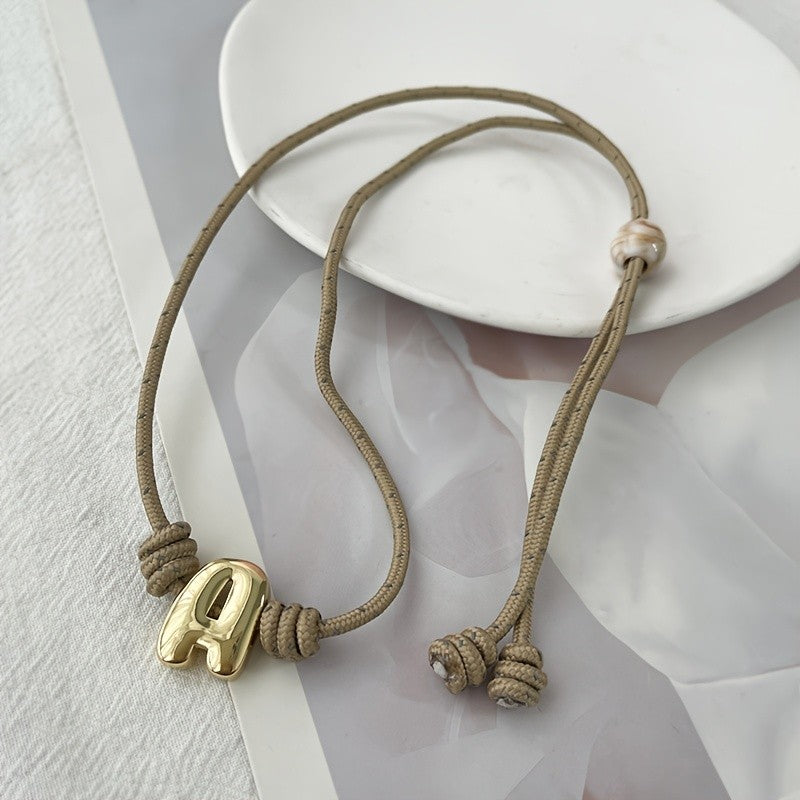 Love Letter Cord Layered Necklace
