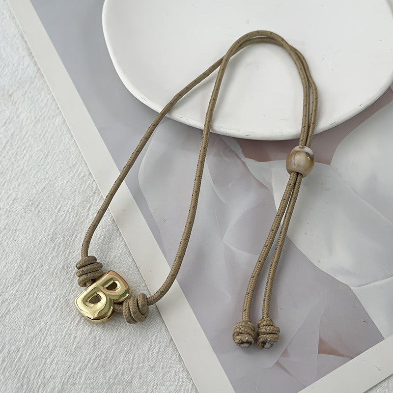 Love Letter Cord Layered Necklace