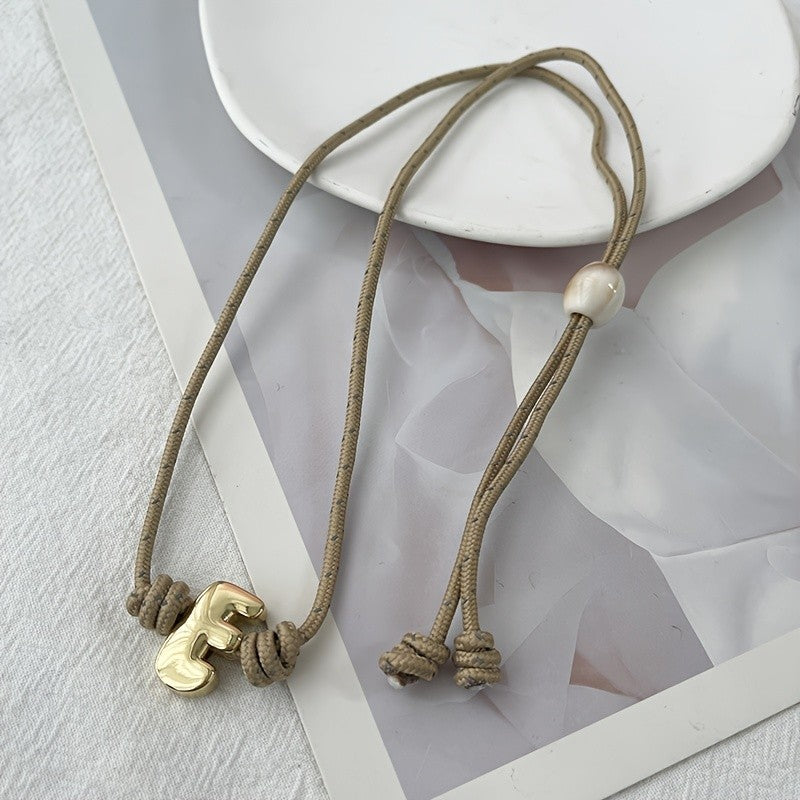 Love Letter Cord Layered Necklace
