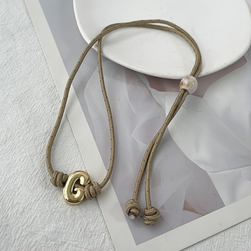 Love Letter Cord Layered Necklace