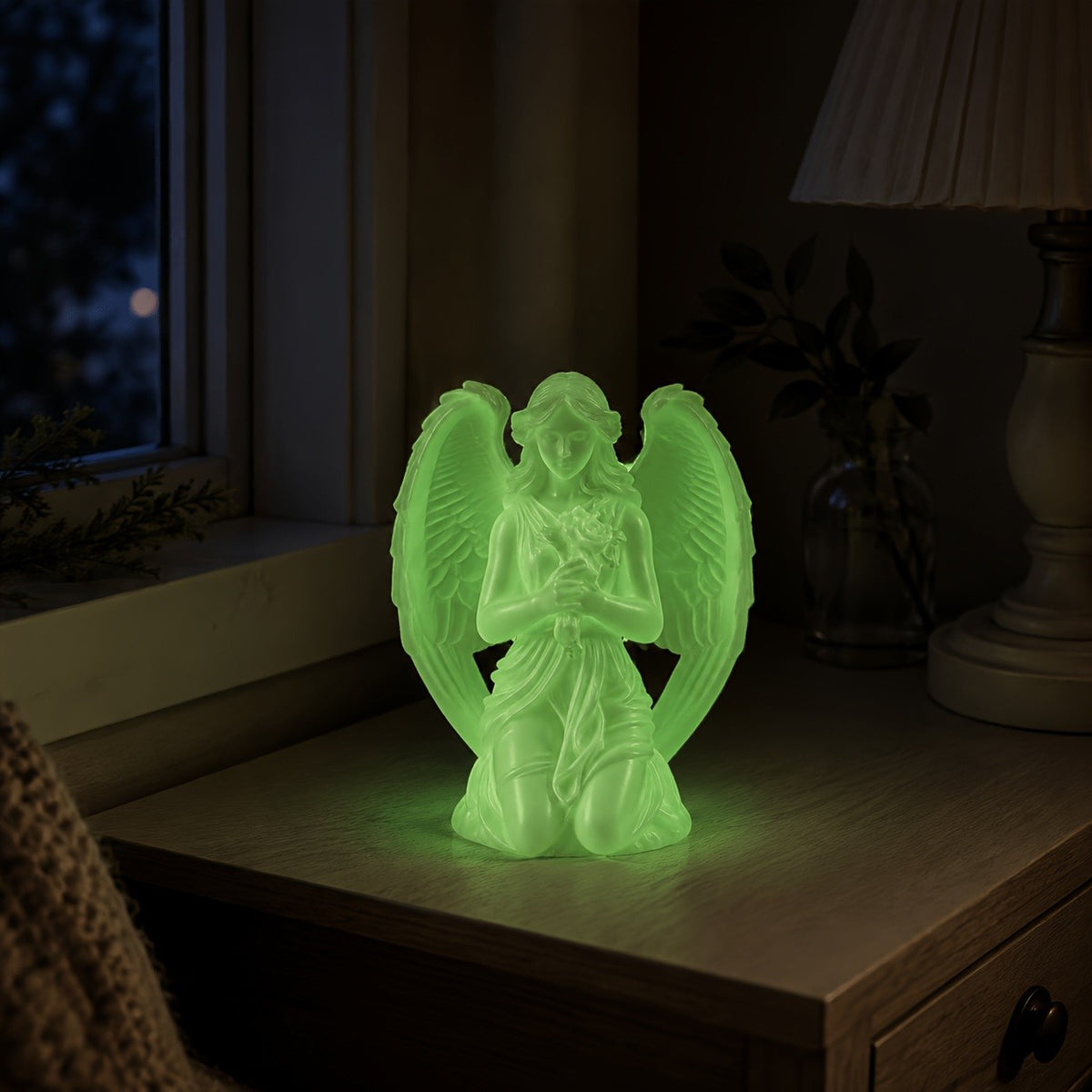 Glowing Angel Figurine