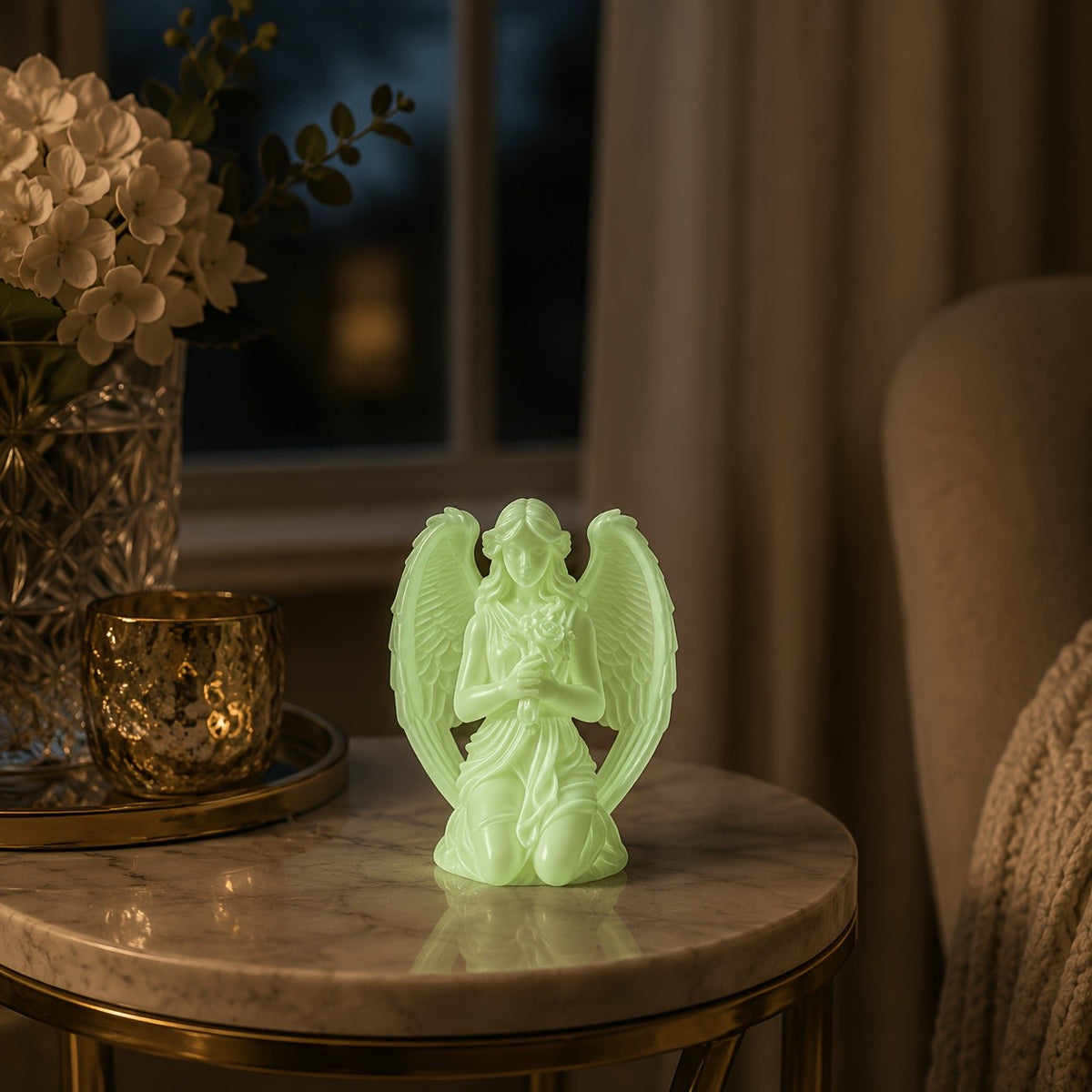 Glowing Angel Figurine