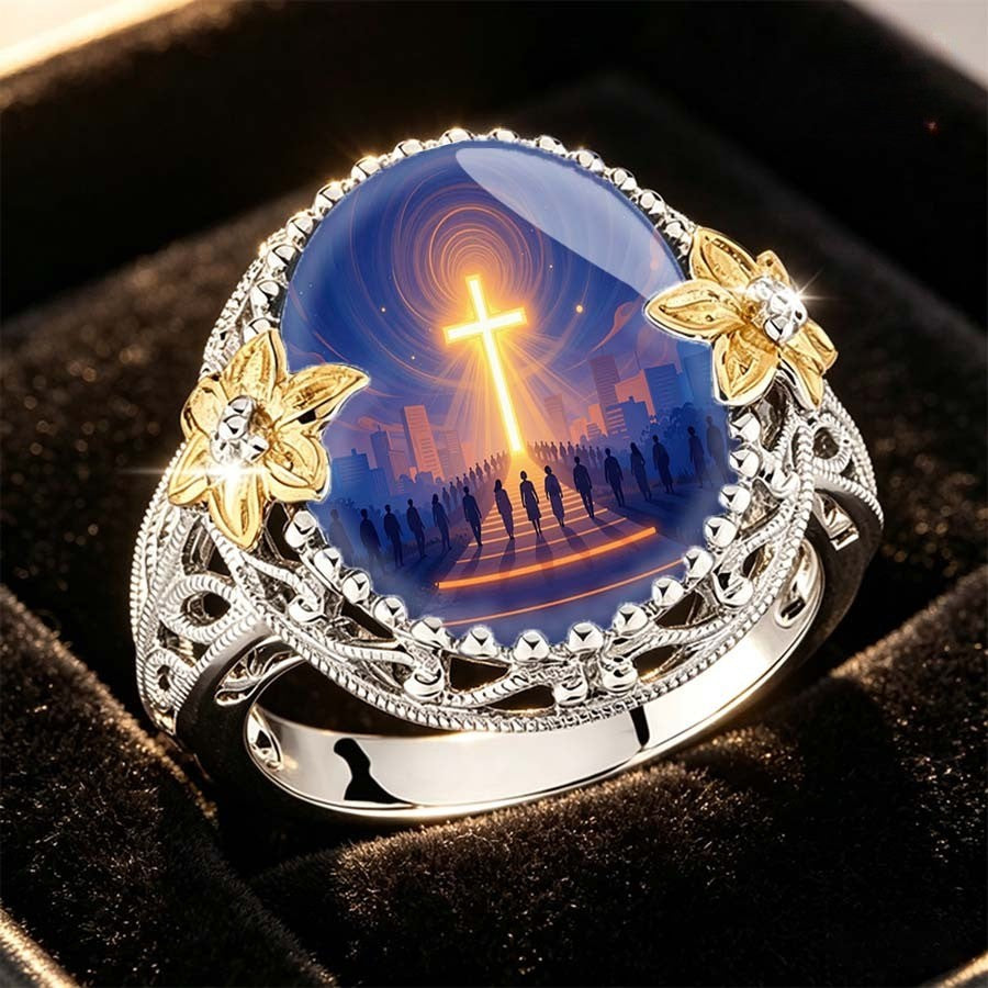 Cross Scene Statement Ring