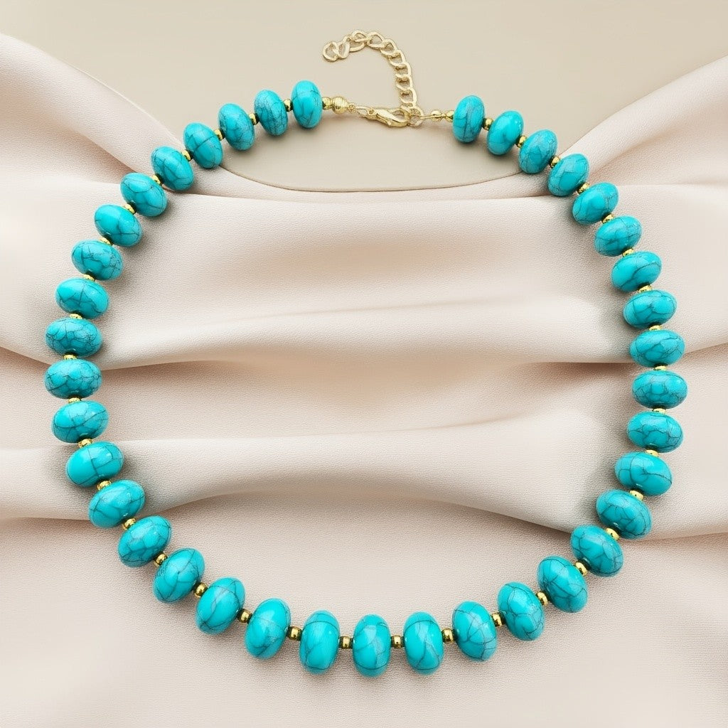 Turquoise Bead Necklace