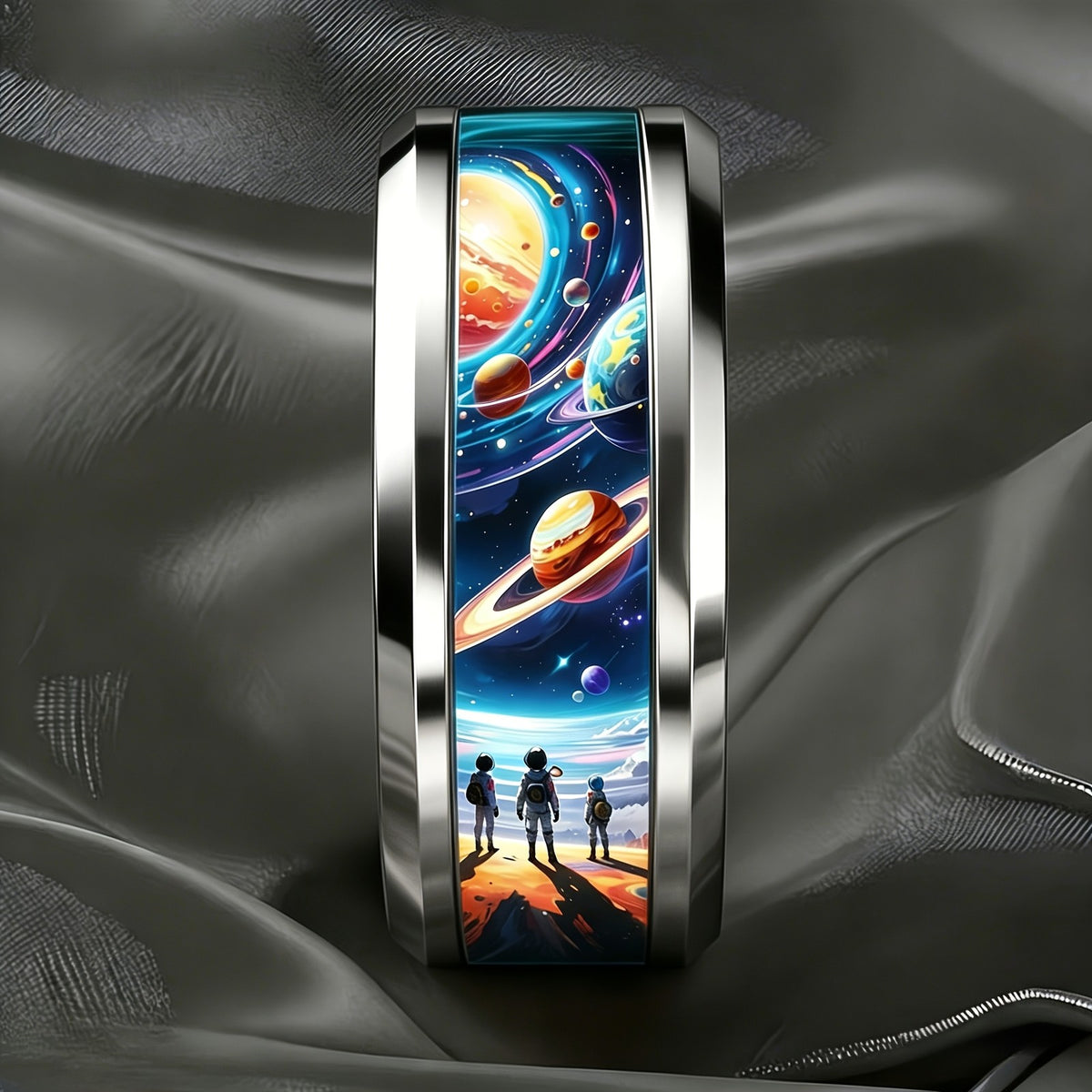 Cosmic Galaxy Statement Ring