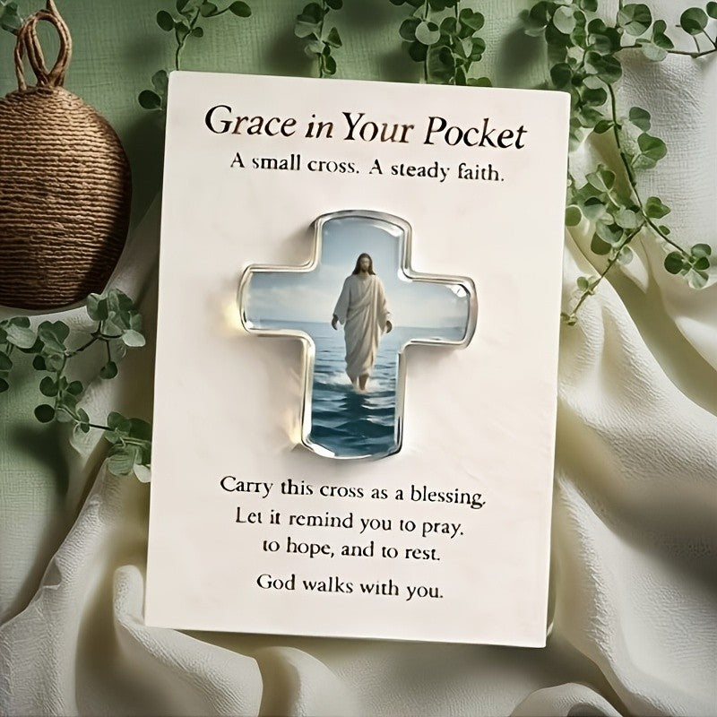 Jesus Cross Acrylic Pin