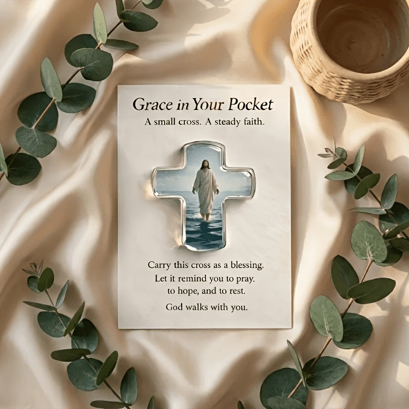 Jesus Cross Acrylic Pin