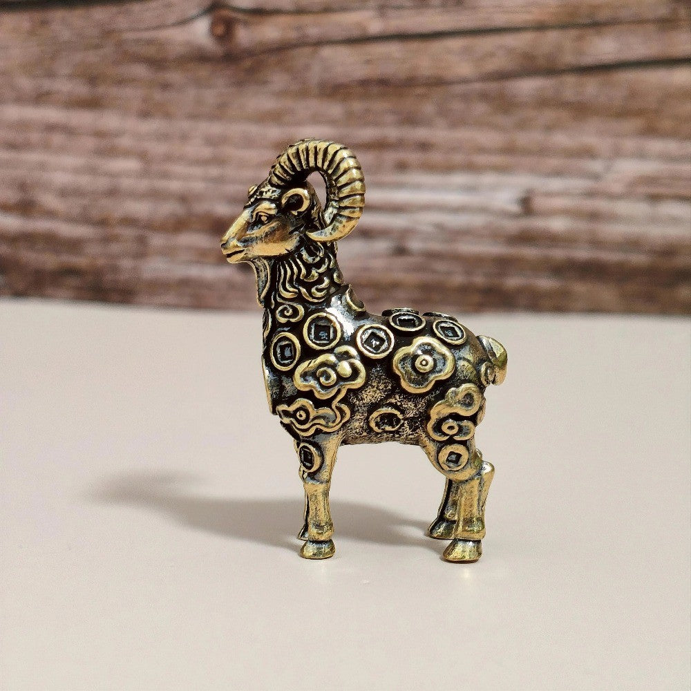 Ornate Ram Figurine
