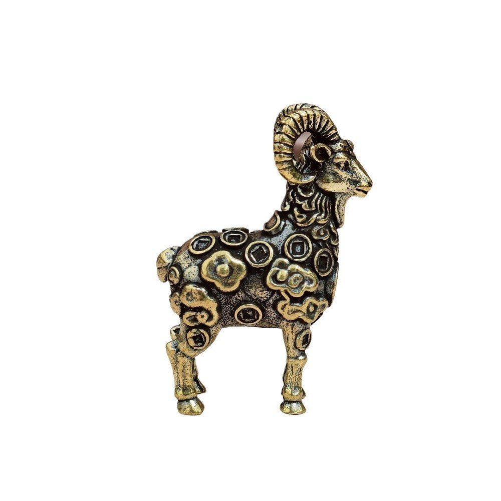 Ornate Ram Figurine