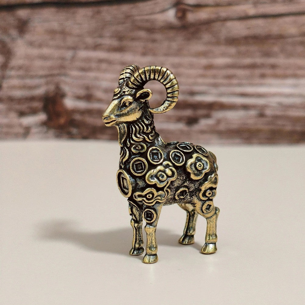 Ornate Ram Figurine