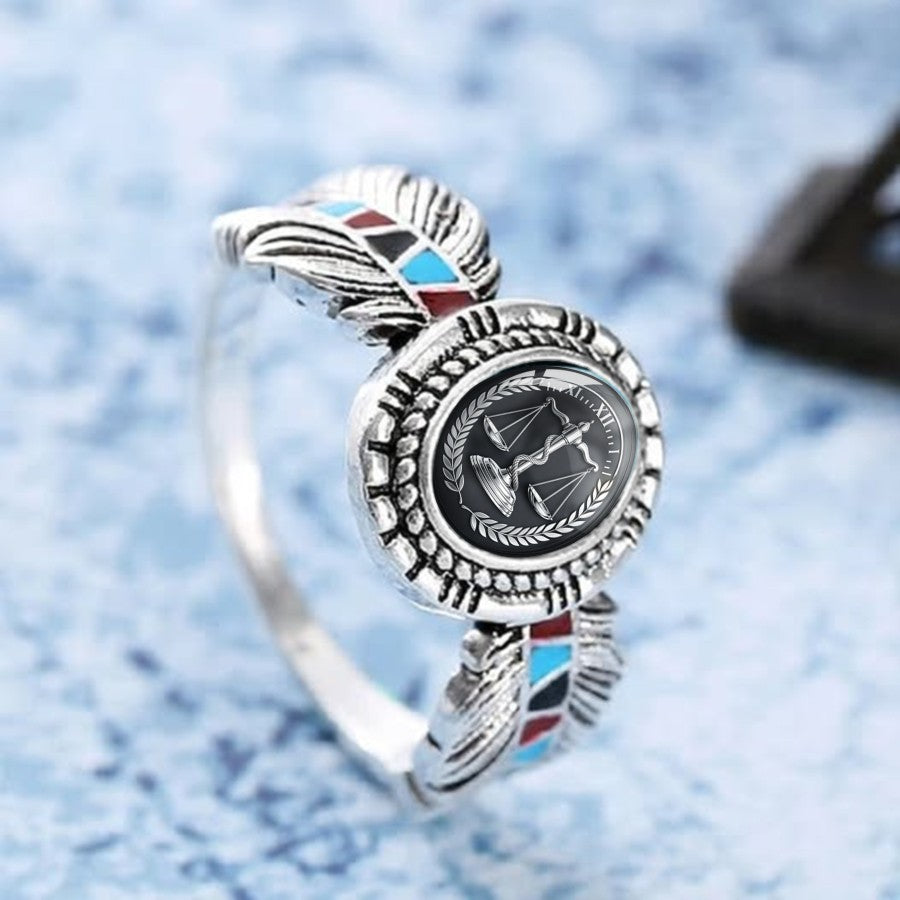 Scales of Justice Statement Ring