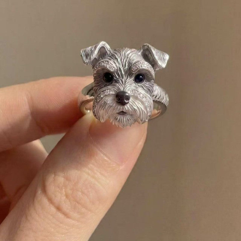 Schnauzer Statement Ring