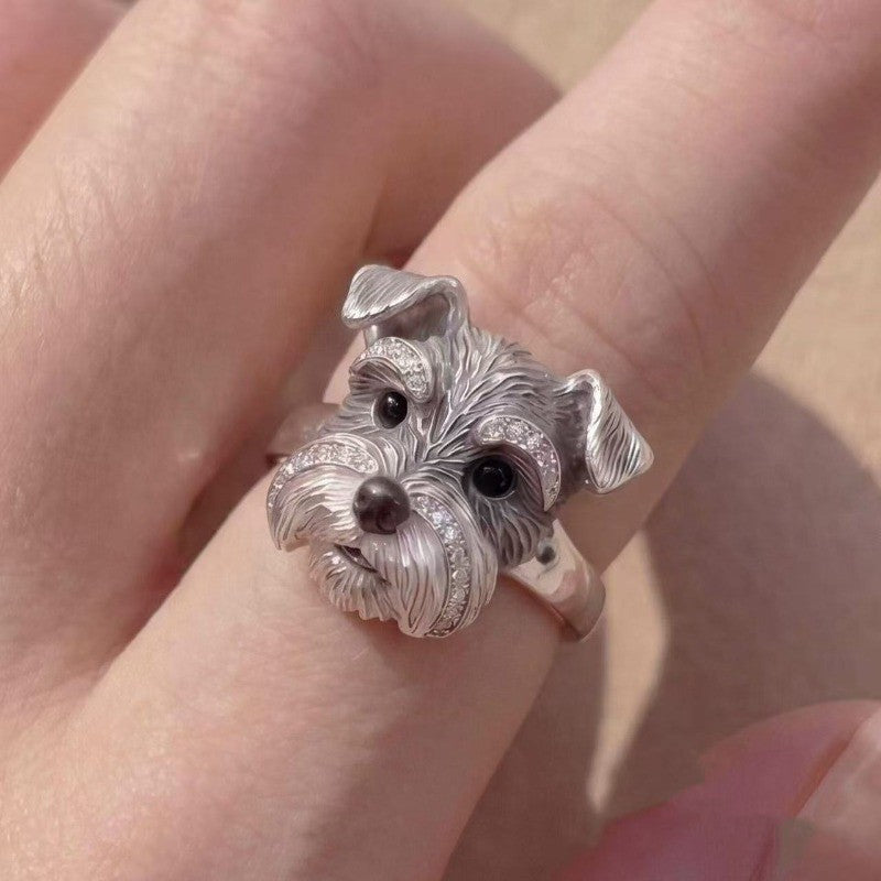 Schnauzer Statement Ring