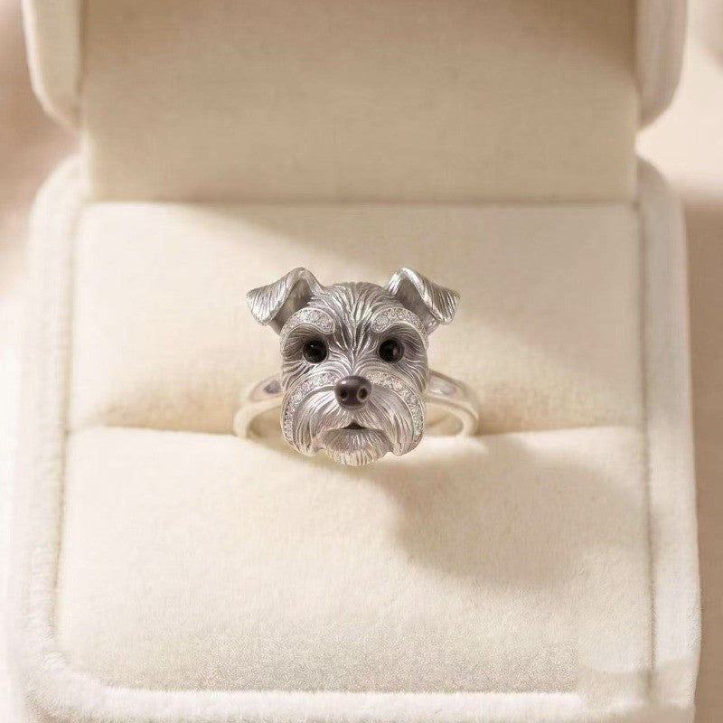 Schnauzer Statement Ring