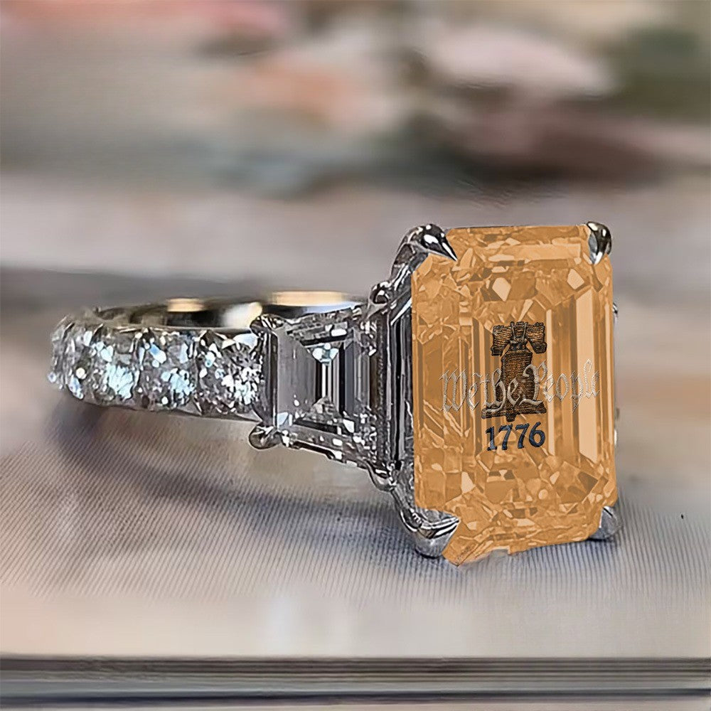 Liberty Bell Square Ring