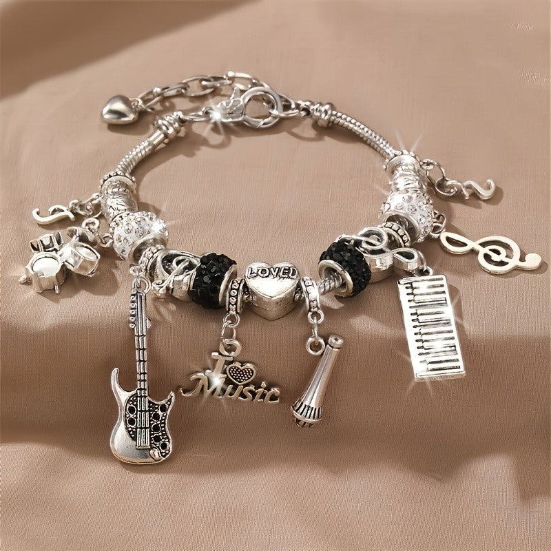 Musical Instruments Charm Bracelet