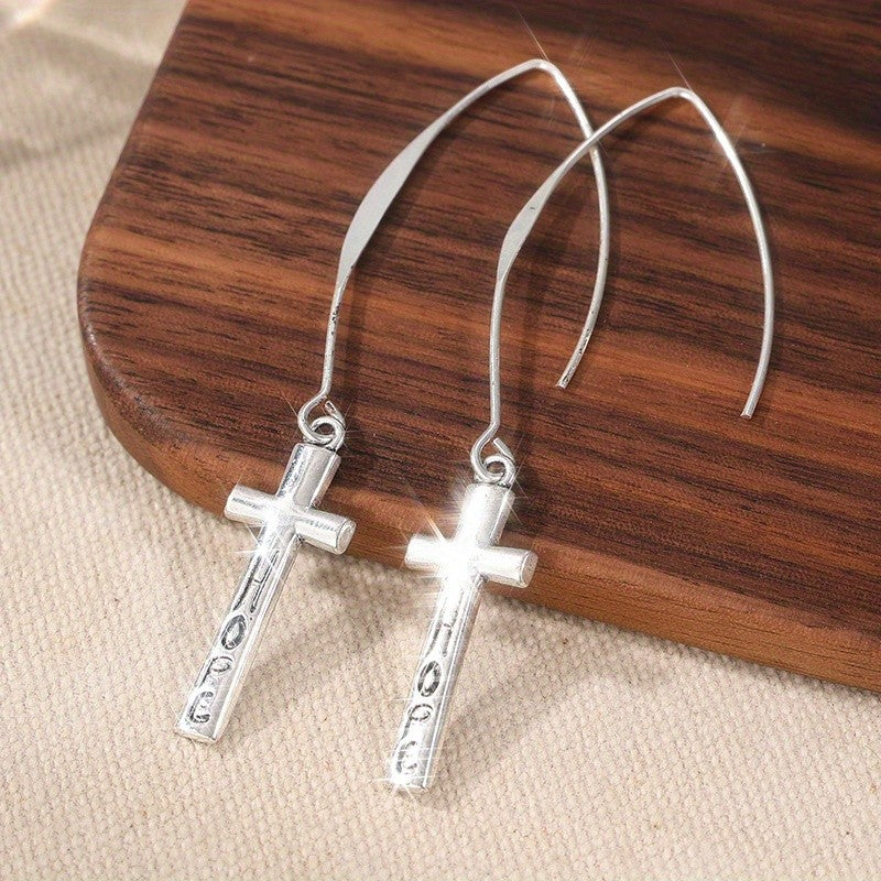 Hope Cross Earrings