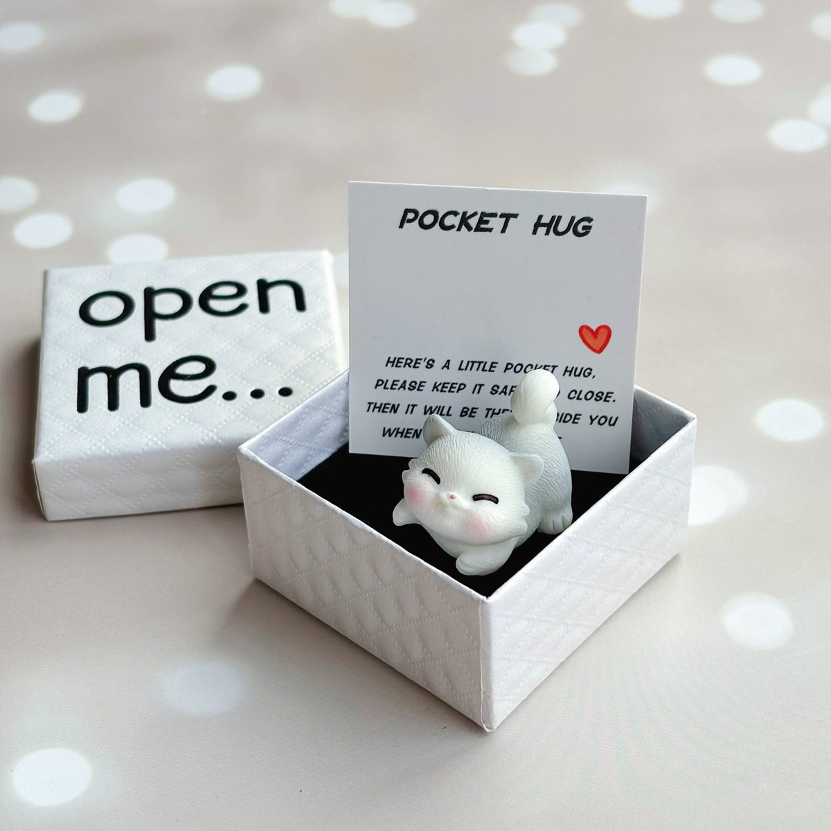 Pocket Hug Cat Figurine