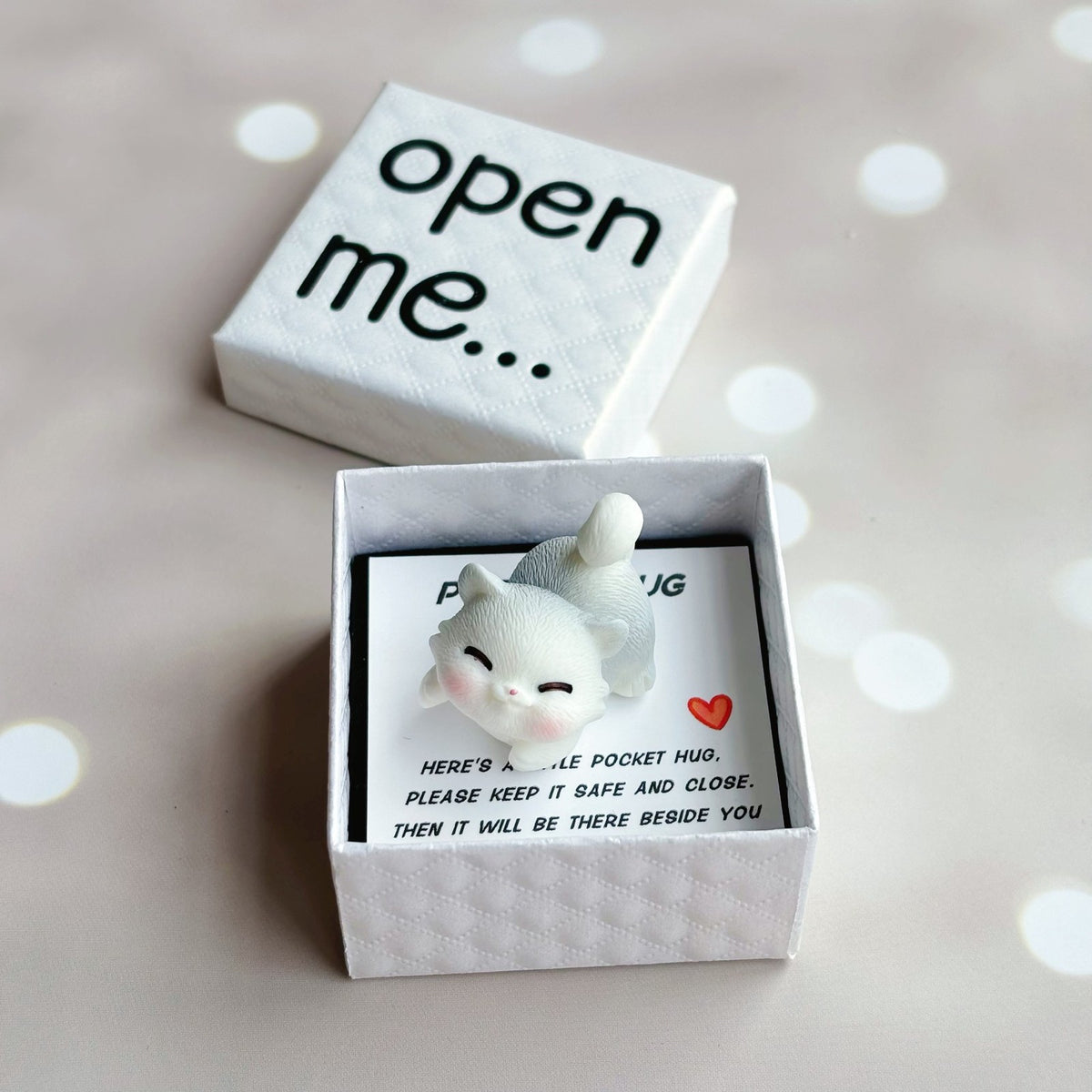 Pocket Hug Cat Figurine