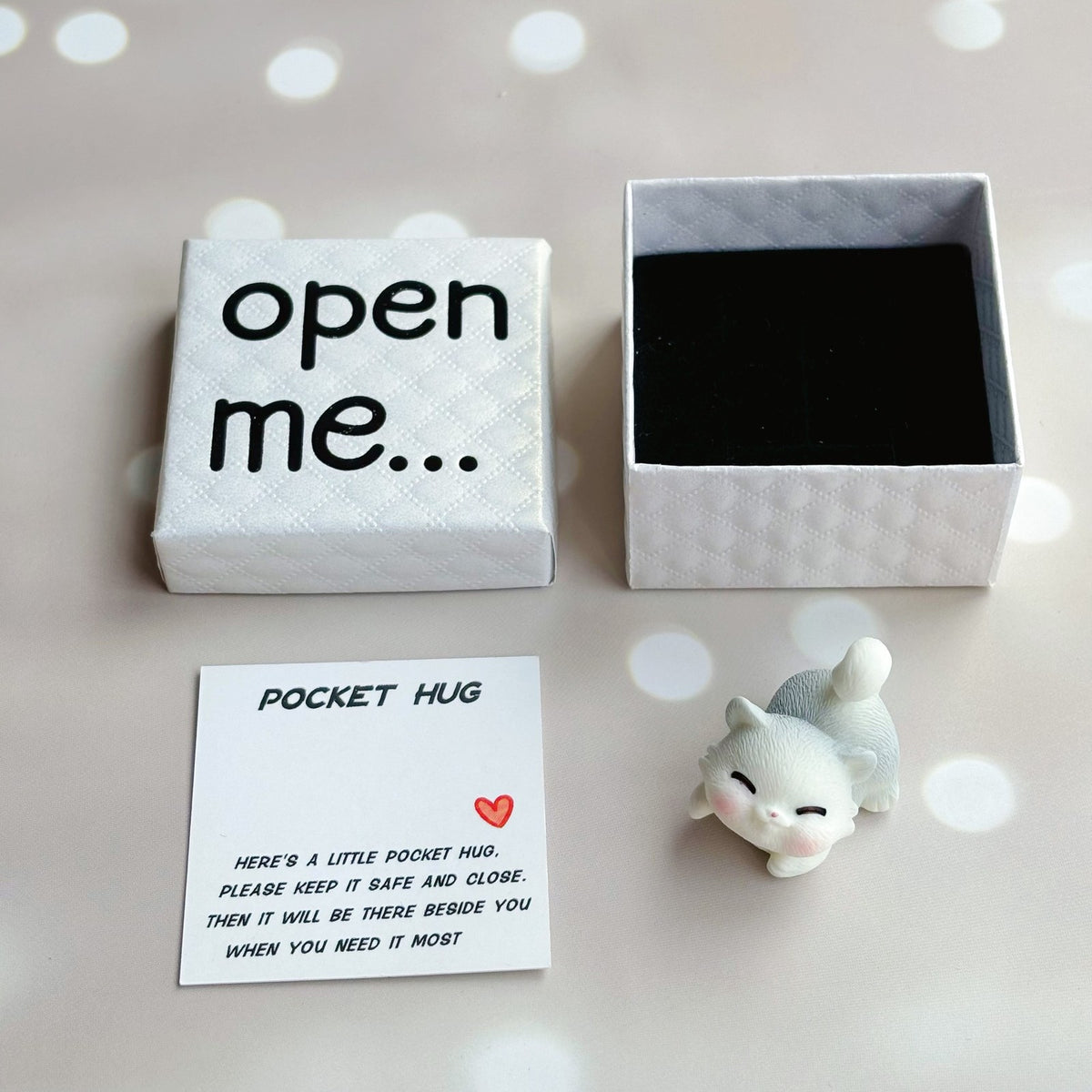 Pocket Hug Cat Figurine