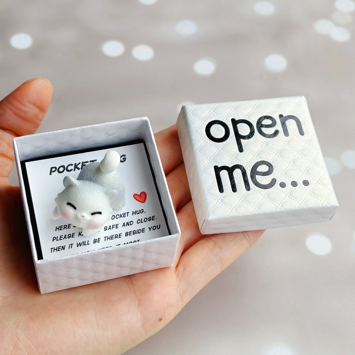 Pocket Hug Cat Figurine