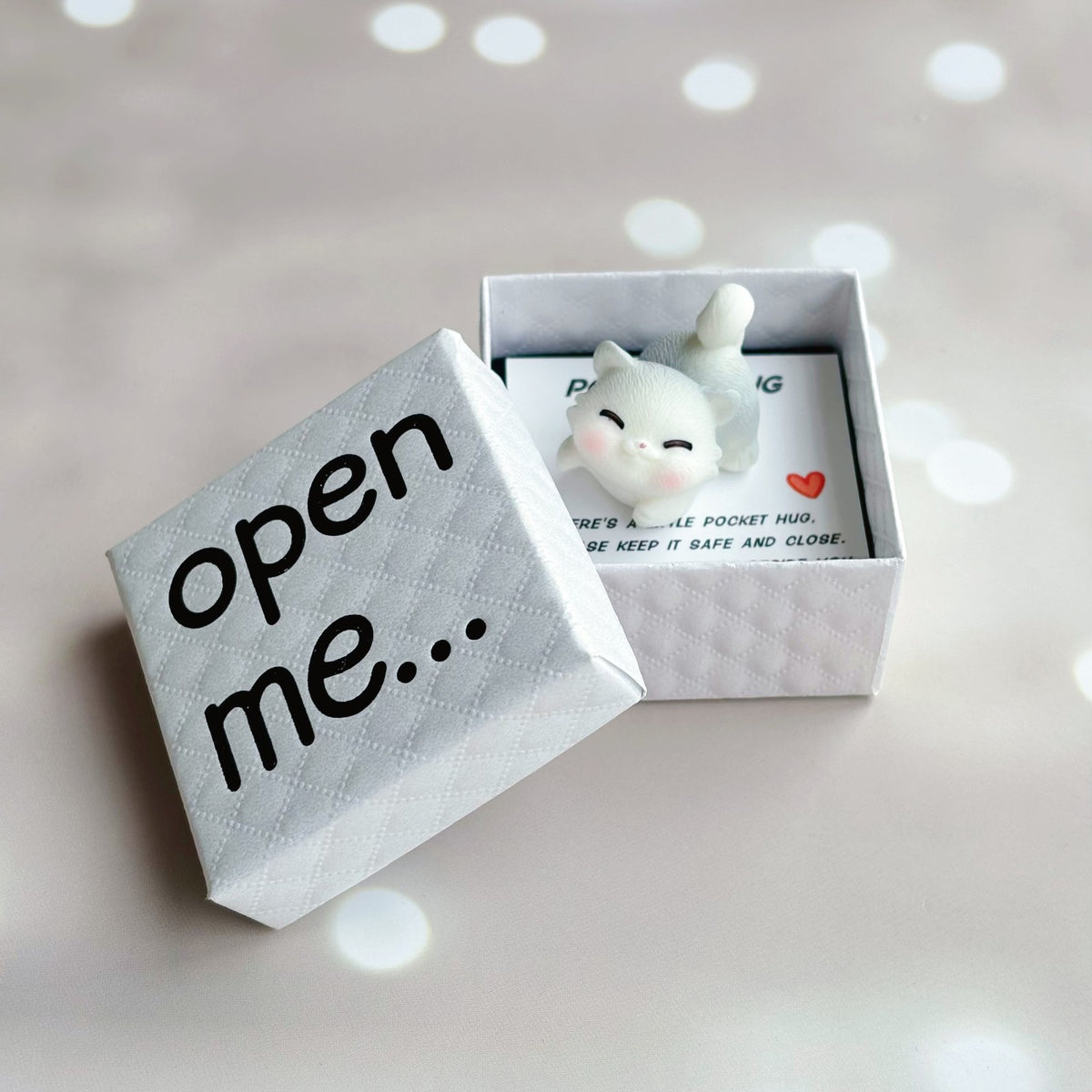 Pocket Hug Cat Figurine