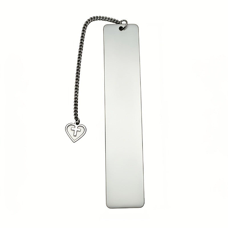 Mountain & Quote Stainless Steel Bookmark