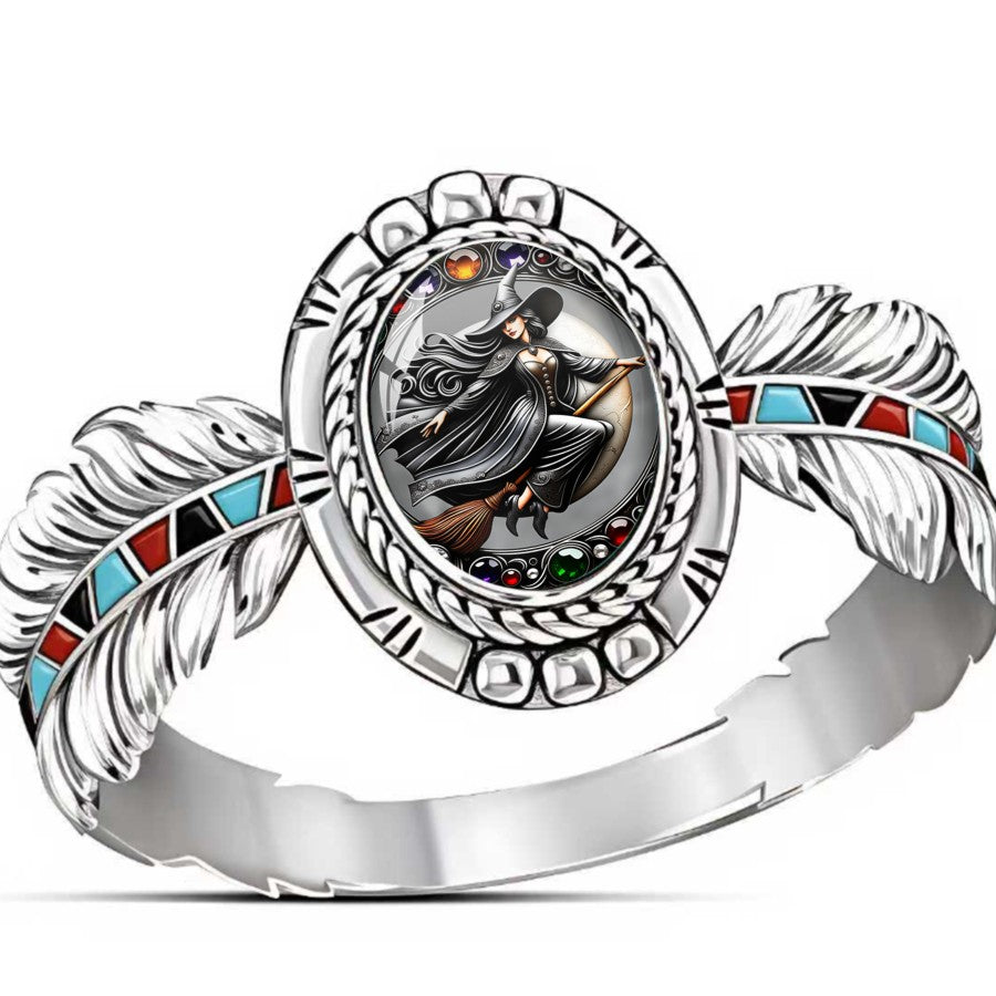 Witch Oval Statement Ring