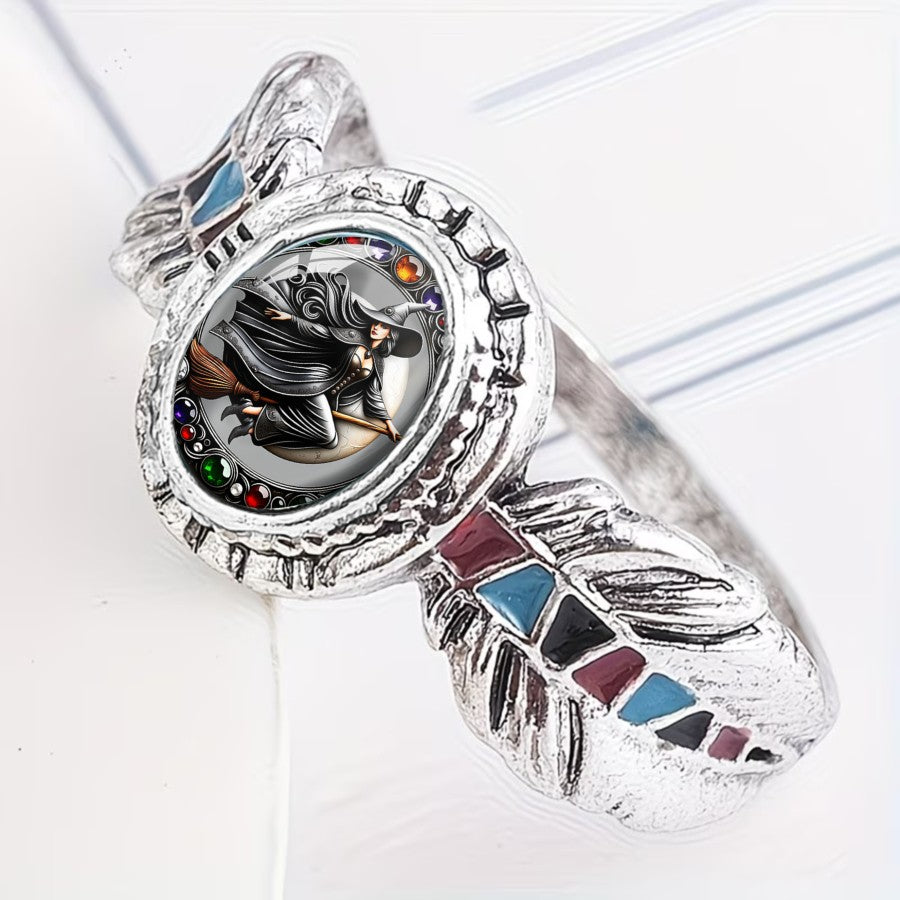 Witch Oval Statement Ring