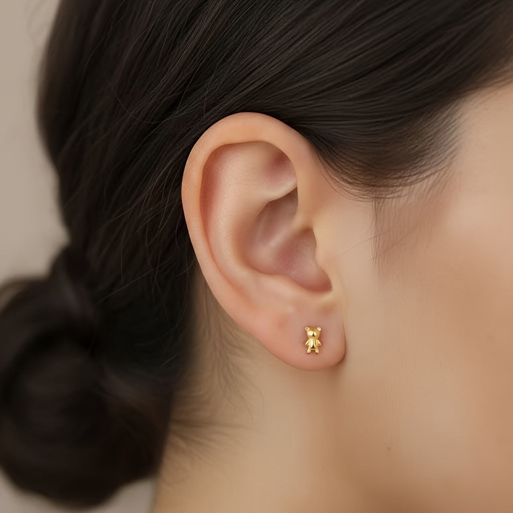 Polished Bear Earrings