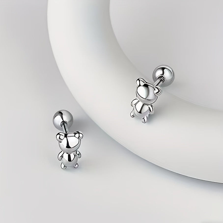Polished Bear Earrings