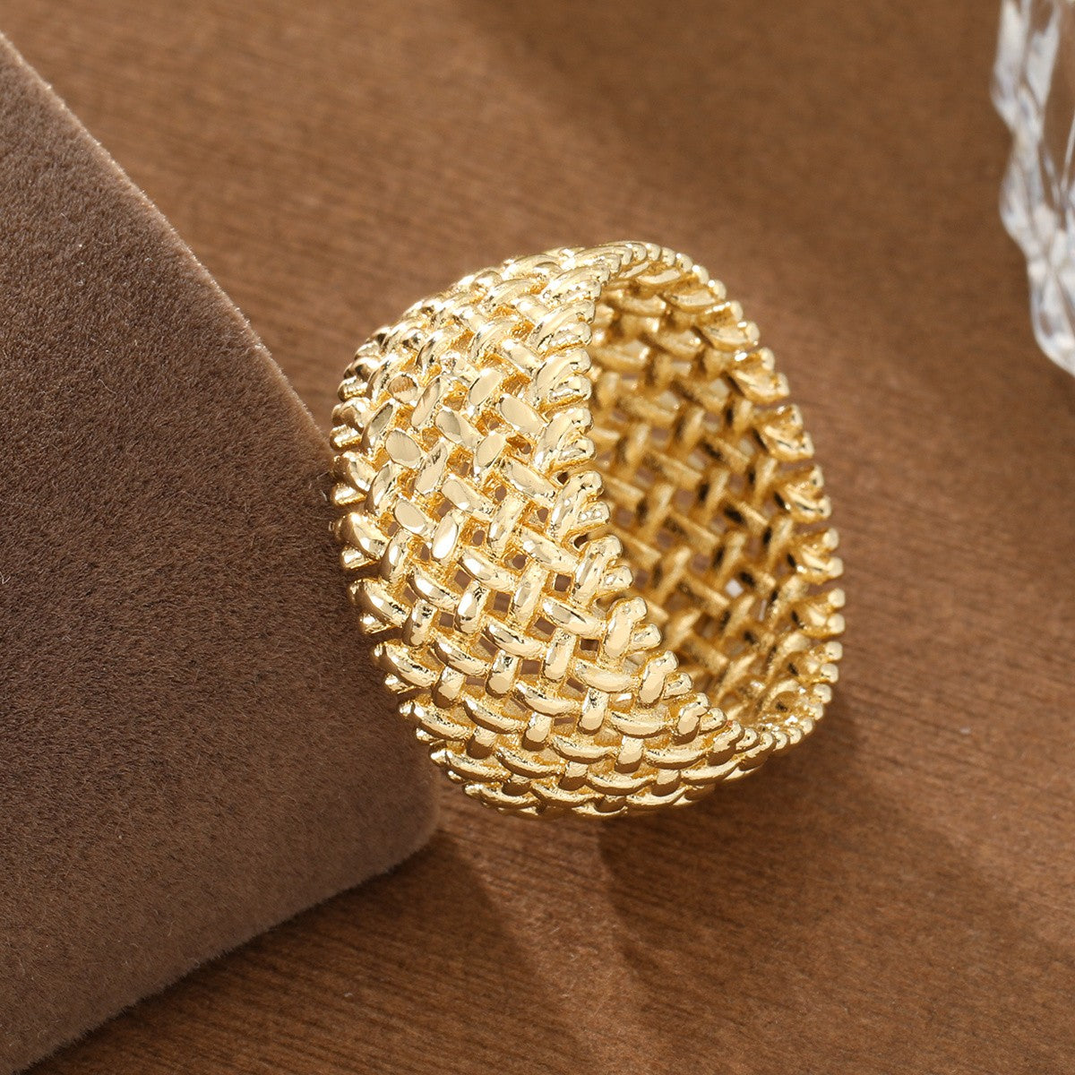 Interwoven Wide Ring