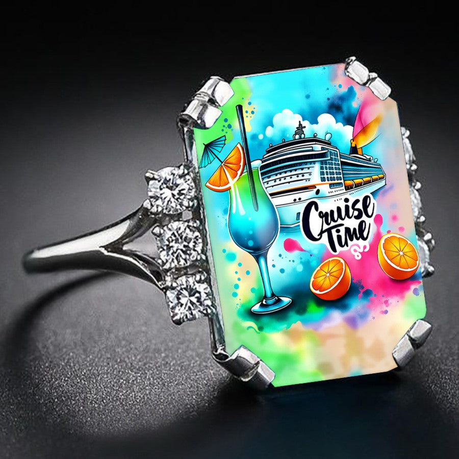 Cruise Ship Rectangular Ring
