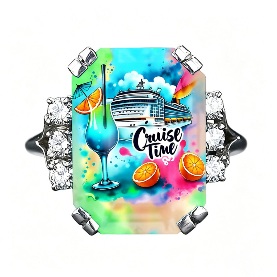Cruise Ship Rectangular Ring