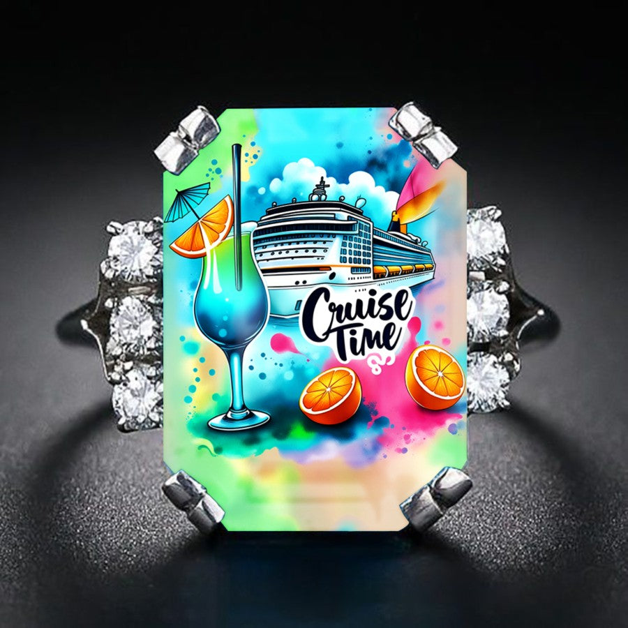 Cruise Ship Rectangular Ring