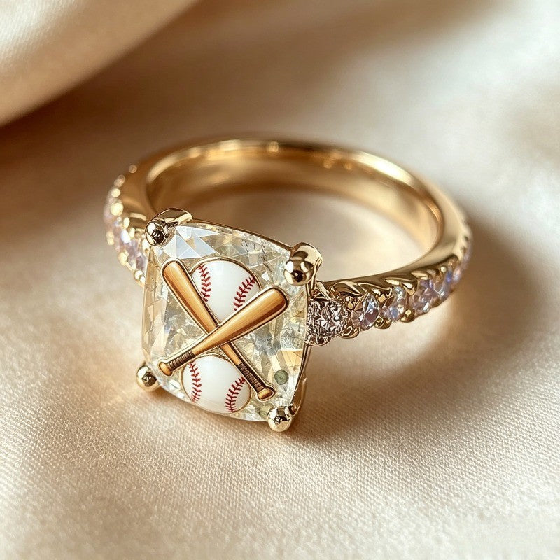 Baseball Square Ring