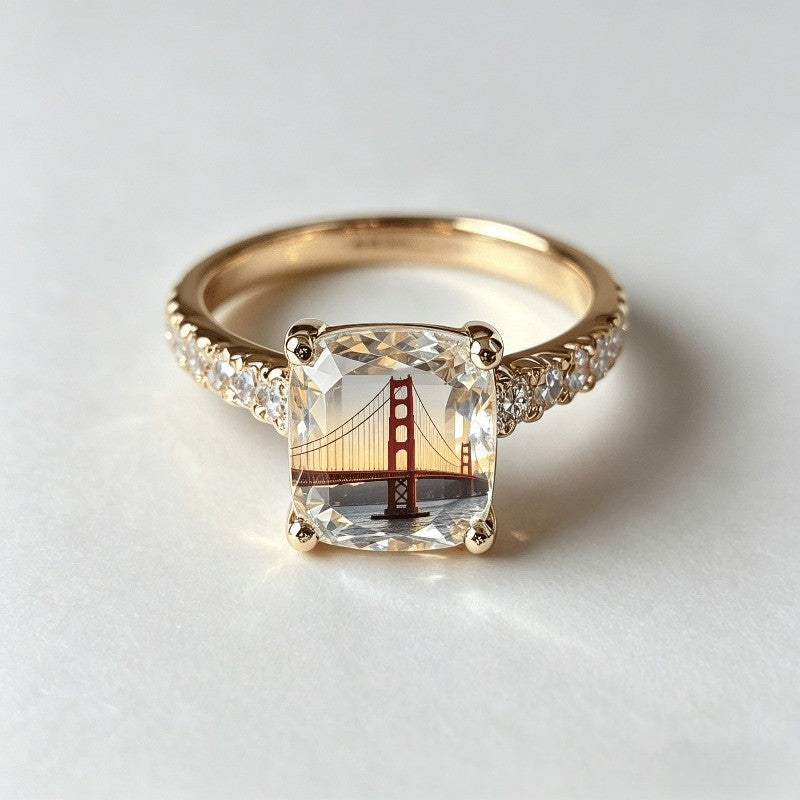 Bridge Scene Square Ring