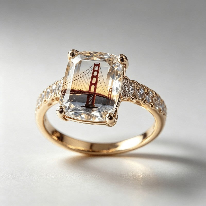Bridge Scene Square Ring