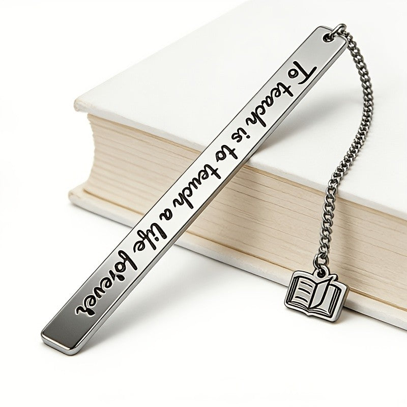 Engraved Teacher Quote Bookmark