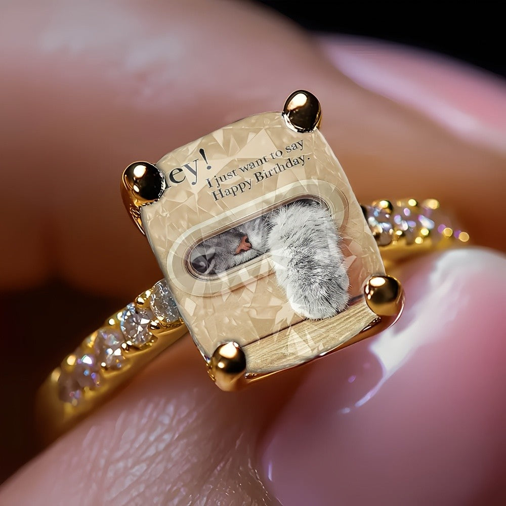 Cat Window Ring
