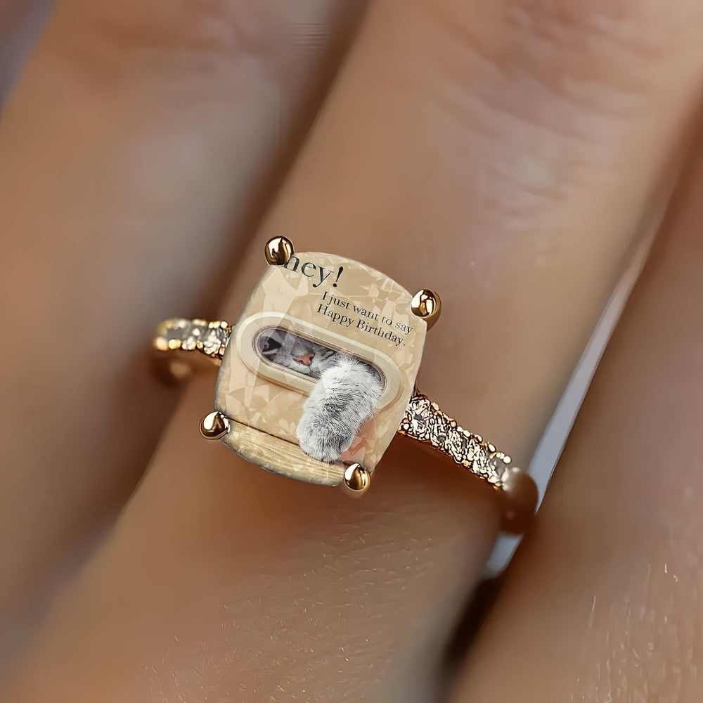 Cat Window Ring