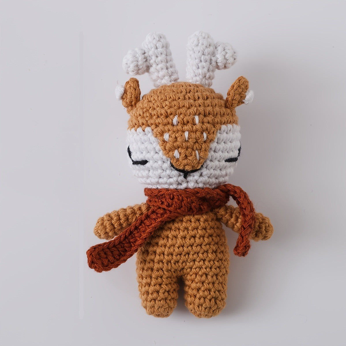 Handmade Crochet Reindeer Doll