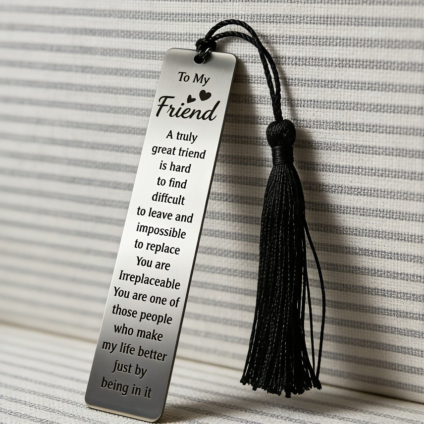To My Friend Engraved Bookmark