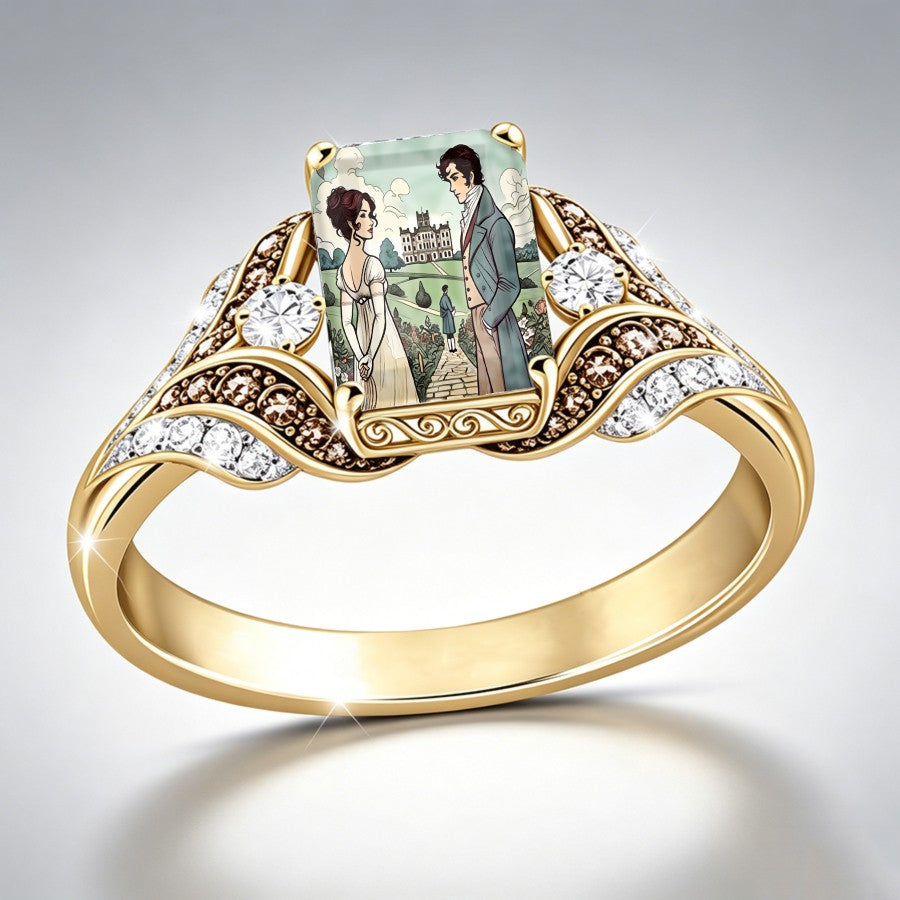 Garden Manor Scene Ring
