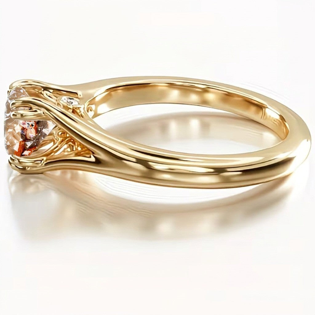 Monkey Hugging Bear Ring